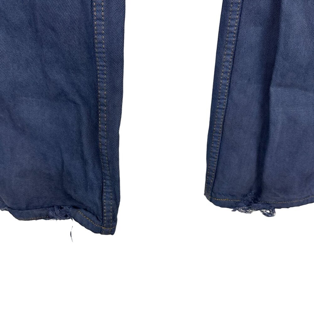 Levis 505 Mens Original Fit Jeans 34x32 100% Cotton Mid-Rise Blue - Picture 4 of 7